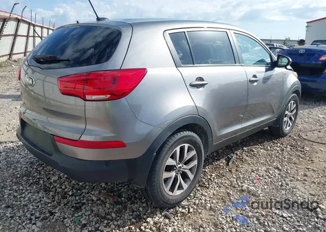 2015 Kia Sportage Lx from USA, damaged, VIN KNDPBCAC3F7786055